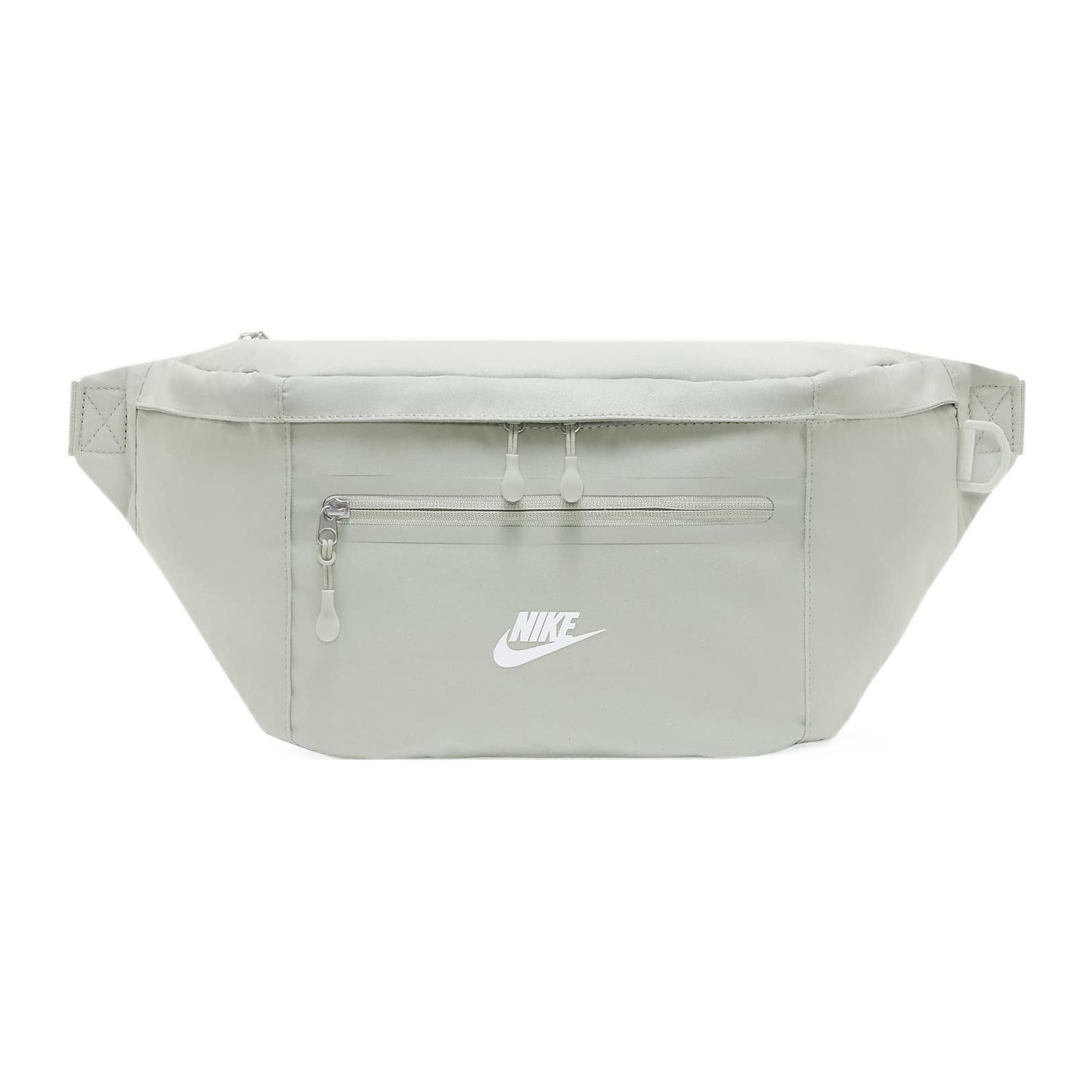 Nike Elemental Premium Sports Fashion Printed Logo Zipper Fabric Shoulder Crossbody Chest Waist Bag Unisex Bags Light-Silver DN2556-034 Light Silver