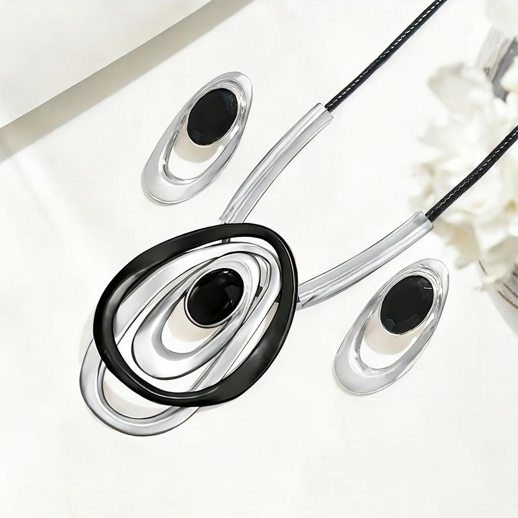 Εξαιρετικό και Απλό Γεωμετρικό Κρεμαστό Κολιέ - Ευέλικτο Ευρωπαϊκού Στυλ Κοσμήματα, Κατάλληλο για Καθημερινή Φορέση