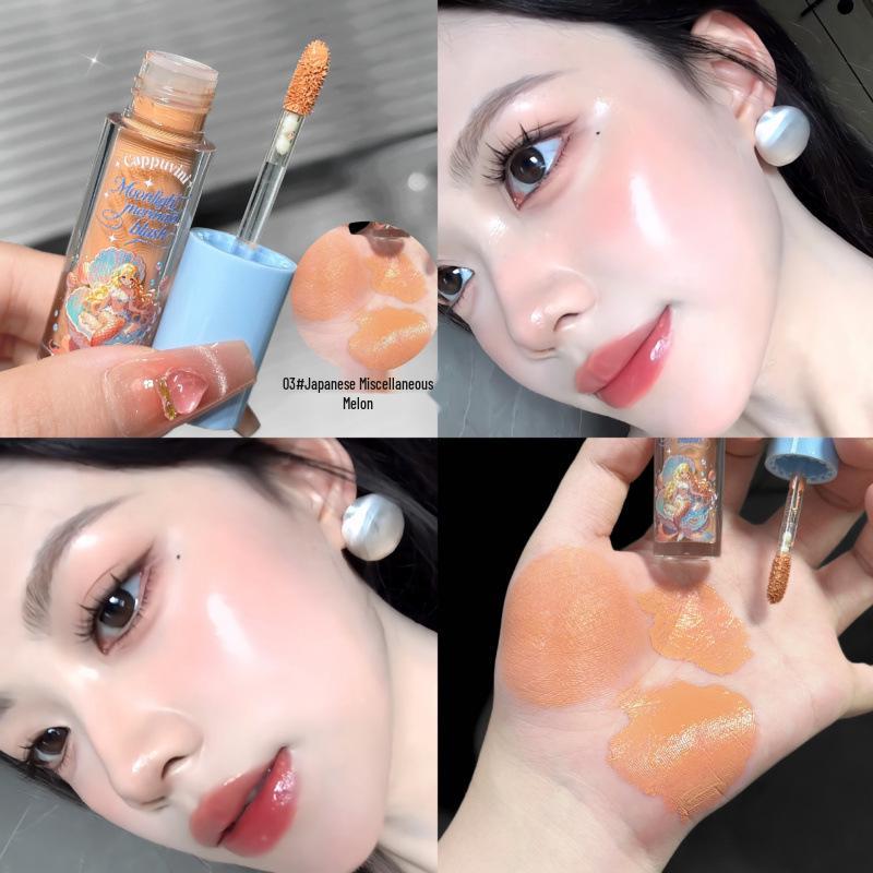 Cappuvini Жидкие матовые румяна - Низкая насыщенность, Однотонные, Трансграничный макияж