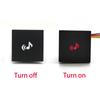 Car LED DRL Light Power On Off Camera Anti-side Slip Music Switch Push Button For VW Golf 6 Golf V Jetta Caddy Scirocco