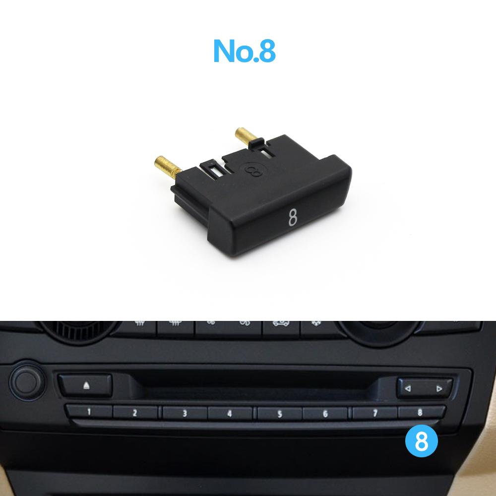 Buton Control Comutator Player Multimedia CD Panou de Bord Mașină Butoane Mod Număr Digital Pentru BMW X5 X6 E70 E71 E72 2007-2013