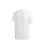 Adidas T Shirts Men's White Crew Neck Moderate Straight Fit GD5894