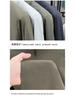 Men's 2025 Solid Color Stand Collar Zipper T-Shirt - Long Sleeve Casual Autumn Pullover