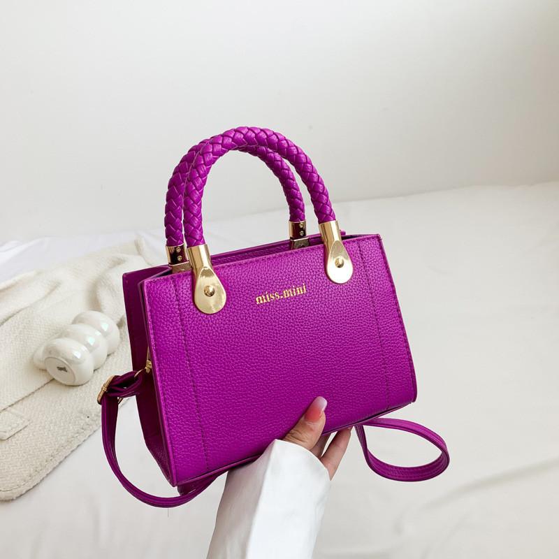 Trendy Pu Leather Handbag For Women 2023 Summer Fashionable Shoulder Bag With Vintage Crossbody Design