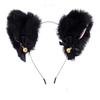 Cross-border Cat Ears Bell Headband - Sexy Cat Girl Plush Hair Accessories for Women, Christmas & Halloween