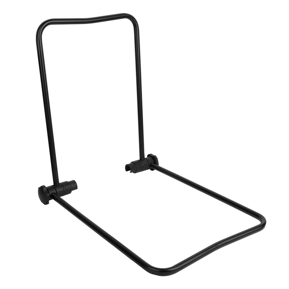 Foldable  Bike Stand Repair Stand Rack for Outdoor Indoor Use Aluminum Metal   Black