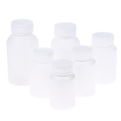 15-180Ml Plastik Şişe Beyaz İlaç Şişesi Vidalı Kapaklı Gıda Sınıfı Pe Saklama Ambalaj Kabı Hap Kutusu Kutu Tutucu