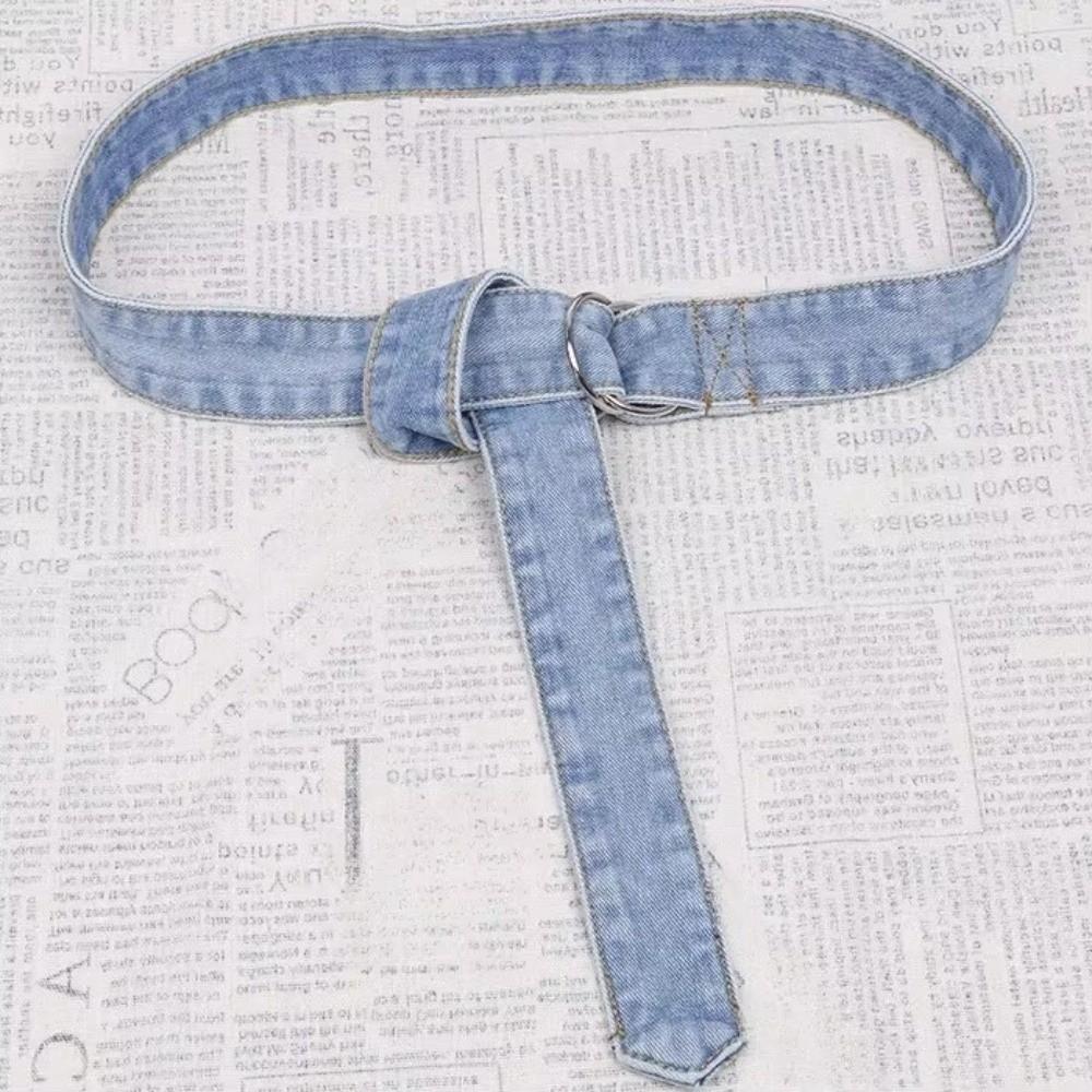 Adjustable Decorative Strap Belt 4cm Wide Dress Belt Casual Denim Waist Belt