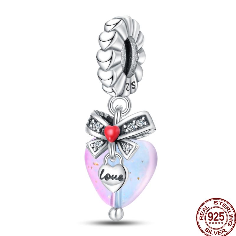 New Copper Lipstick High Heels Cosmetics Exquisite Fashion Beaded Beads Suitable For Pan Original Bracelet Diy