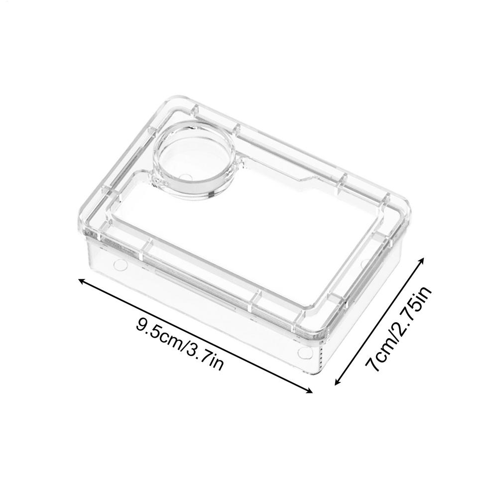 Durable Safe Escape Proof Compartment Reptile Food Dish for Leopard Gecko Hermit Crab Frog Spider Chameleon Iguana Lizard белый
