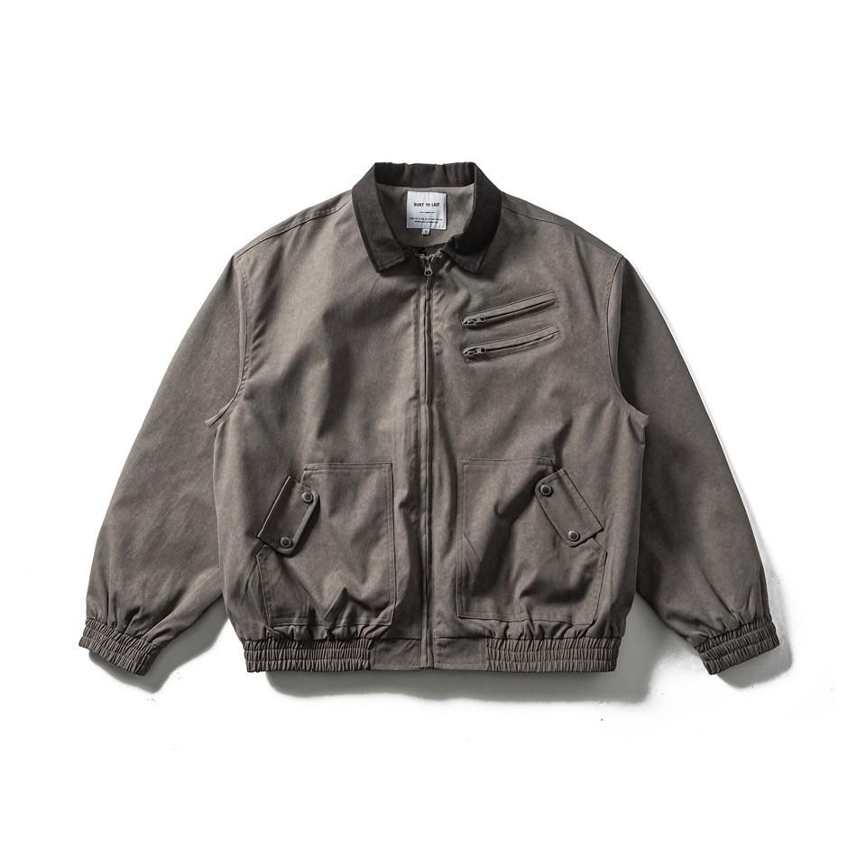BUILTTOLAST Men's Retro Detroit Lapel Workwear Jacket JK12
