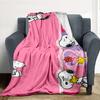 Snoopy Party Flannel Blanket Throw Blanket Soft Warm Sofa Bed Camping Home Decor Unique Christmas Gift C926810