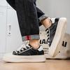 Thick Soled Board Shoes Men's 2026 Summer New Men's Sports Shoes Breathable, Versatile, Lightweight and Casual Trendy Shoes