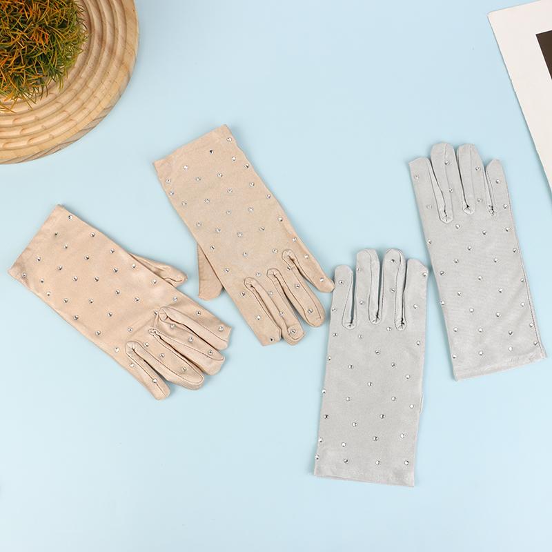 1 par skinnende kunstløphansker votter vaskbare hansker hurtigtørkende voksen skøyteoppvisning