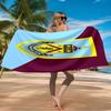 Football Club Burnley Beach Towel Microfiber Beach Towel, Lightweight and Quick-Dry, for Summer Travel, Swimming Pool Fan Birthday Gift
