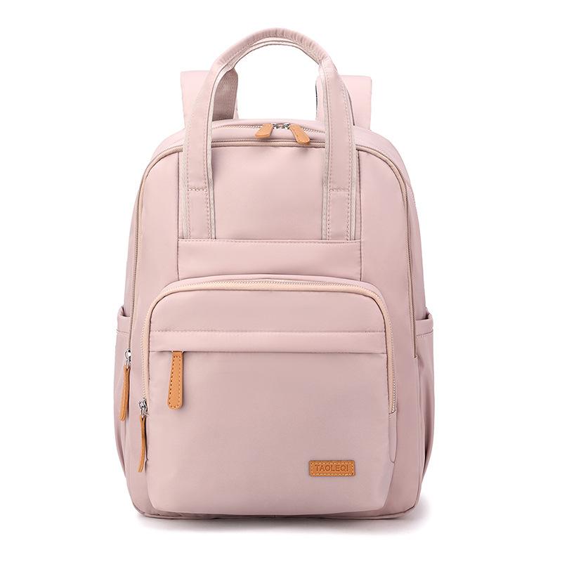 Oxford Cloth Backpack Fashion Commuting Schoolbag Computer Bag Casual Lightweight Simple Student Travel Bag