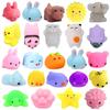 Mochi Squishy Speelgoed Schattig Dier Knijp Antistress Kawaii Spullen Grappige Cadeaus Kinderen Cadeaus Voor Verjaardag Kind Gasten