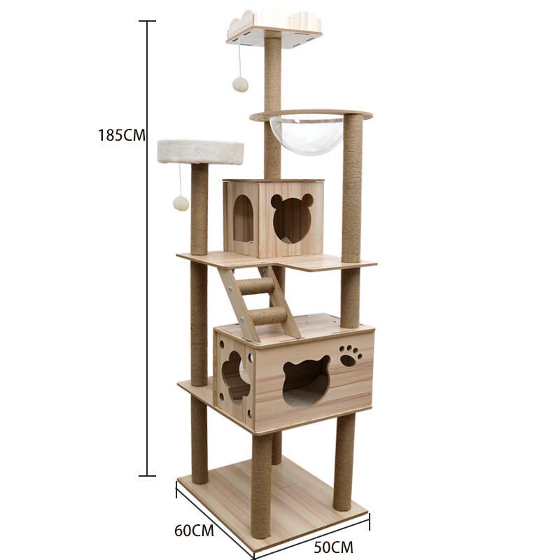 All-Season Multi-Level Cat Tree Condo & Scratcher