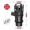 Cupholder™ Car Cup and Bottle Holder with Phone and Tablet Holder, 360° Adjustable and Stable, Mounts in the Car Cup Holder - Black