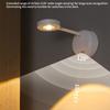 New Wall Sconce Wireless Spotlight Battery Operated Dimmable 360° Rotation White