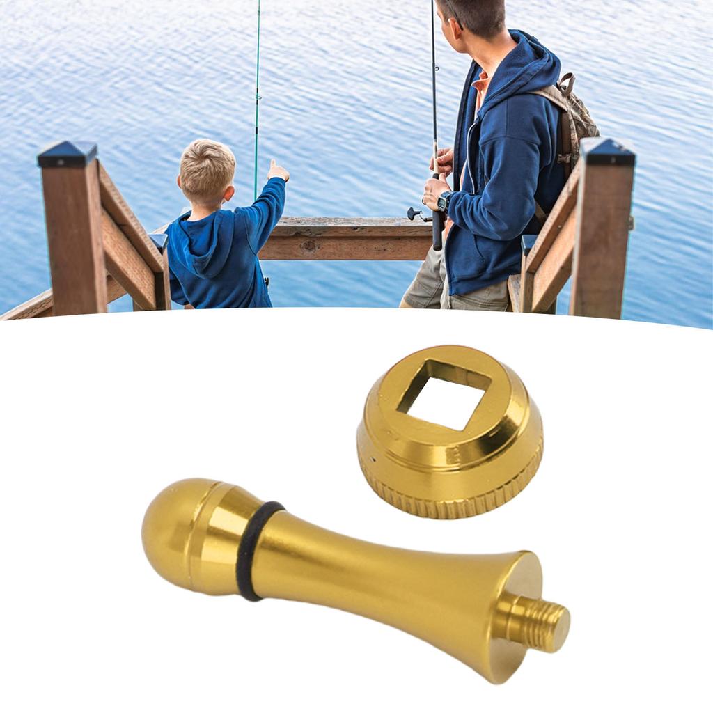 Fishing Reel Balance Rod Anti Collision Aluminum Alloy Weighted Balance Rod Fishing Accessory Gold