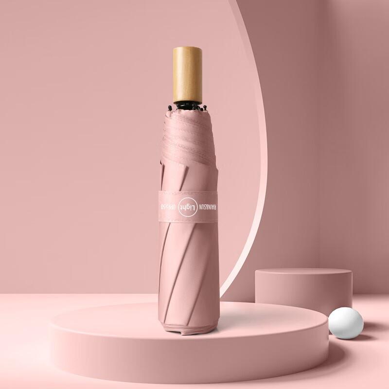 MAYDU UV Protection 3-Fold 8-Rib Umbrella