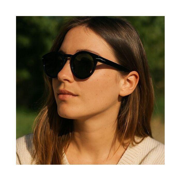Women's Round Sunglasses Brand Surfrider Protection Index 3 Sleek and Trendy