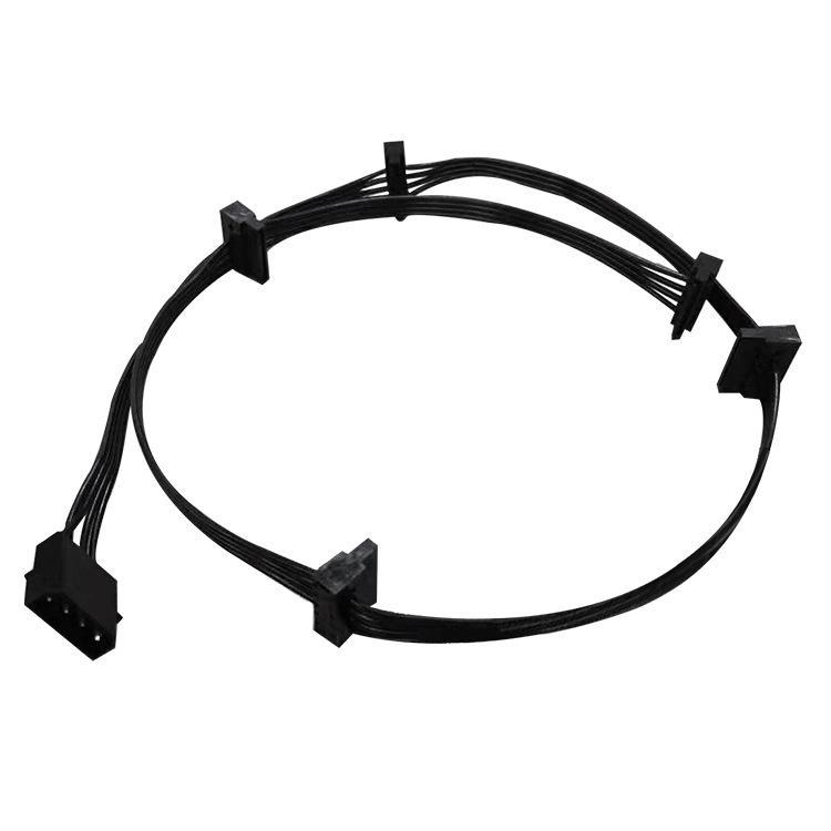 IDE 4-Pin auf 5-SATA Stromkabel Adapter Verlängerung