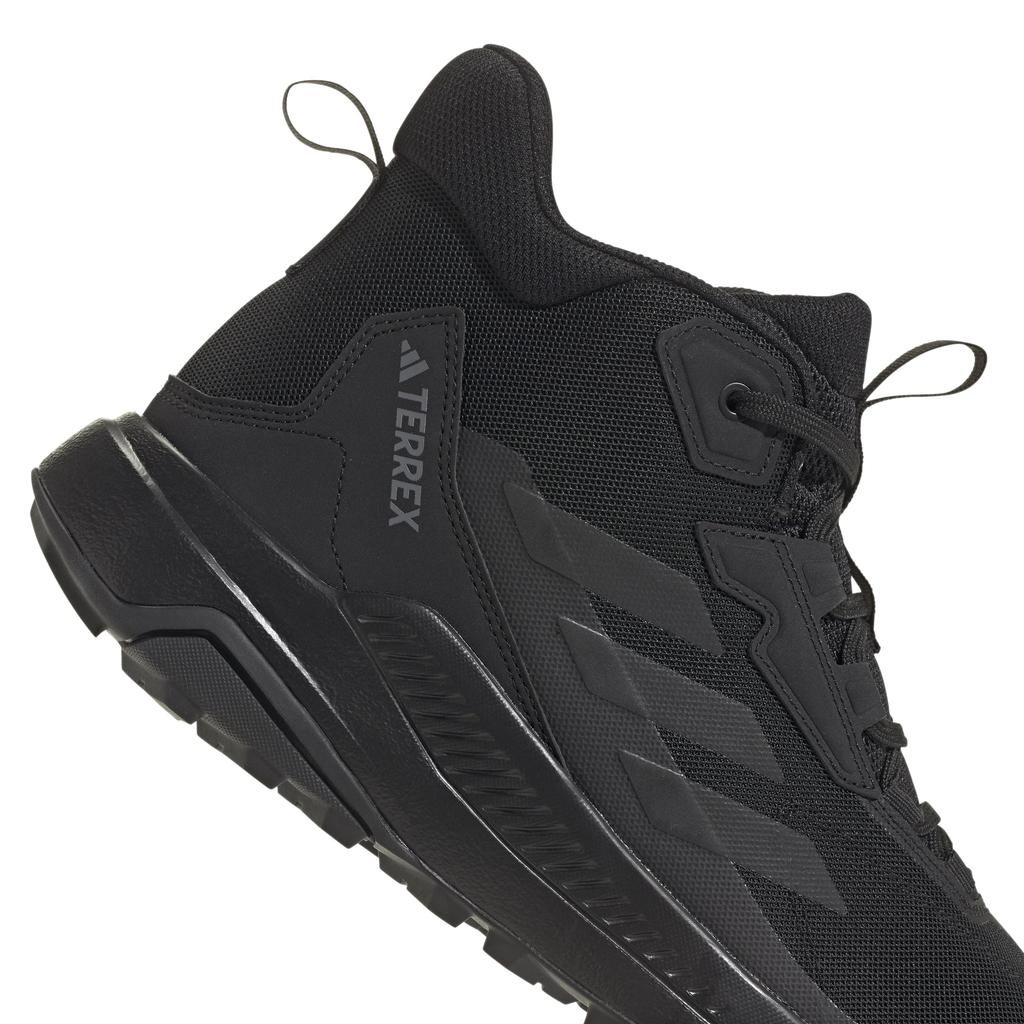 Adidas Terrex Anylander Mid Trekking Unisex Core Four Shoes, Adult, NJA66, Black/Core Black/Grey (IE1473), Size25.0cm