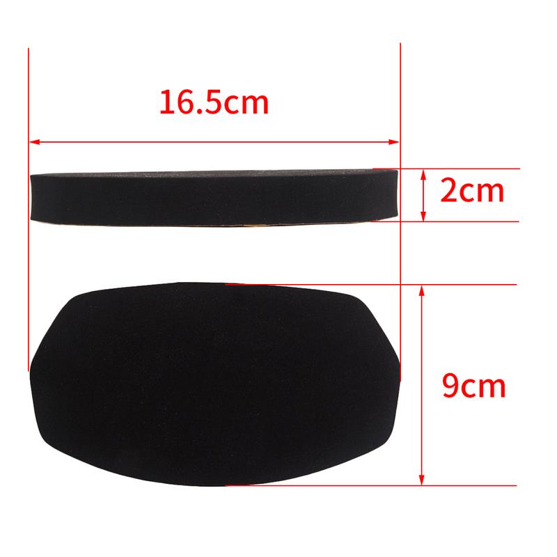 16x8CM Universal Racing Foam Seat Pad 20mm Thickness Adhesive Motorcycle Accessories
