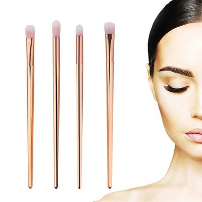 4ks Sada štětců na make-up Podkladová báze Pudr Stíny na oči Oční linky Nástroj na rty
