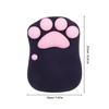 KESYOO Mouse Pad Wrist Cushion Paw Cat Wrist Rest Cute Cat Paw Ergonomic Comfortable Wrist Arm Rest Durable Sakura Pink 270x200mm Anti-Slip