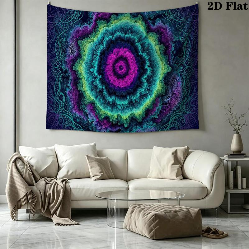 Tie-Dye Wall Tapestry Aesthetic Wall Hanging Printed Fabric Blanket Decorative Tapestries for Bedroom Living Room Home Decor