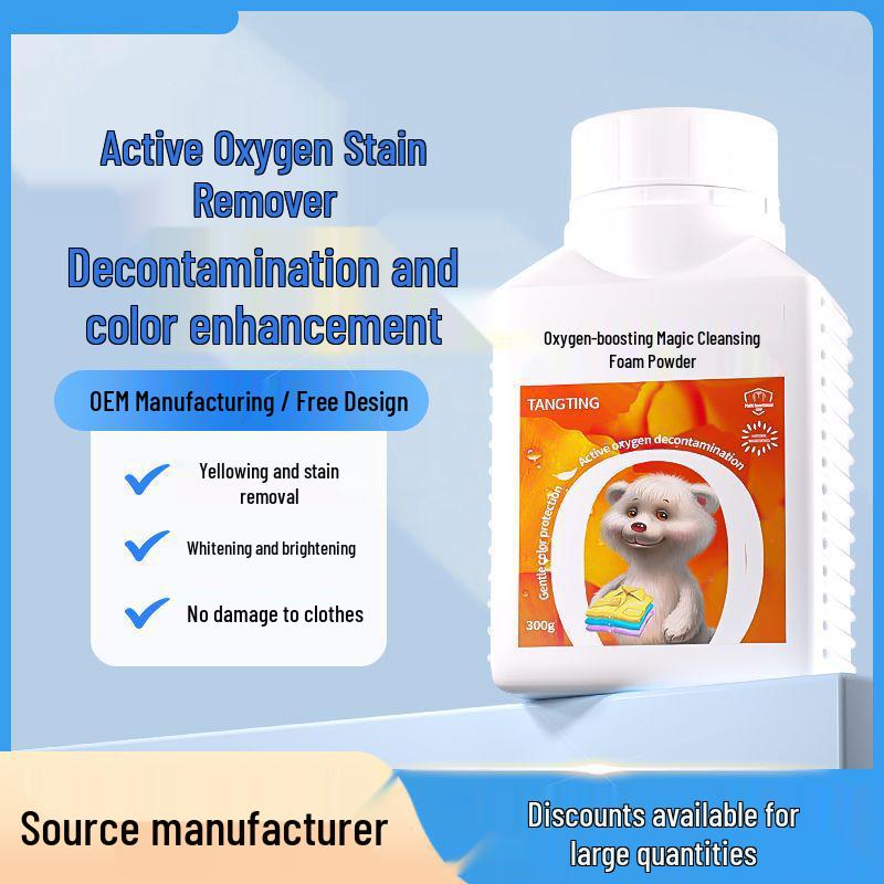 Powerful Stain Remover & Whitening Bleach for Shoes and Colored Clothes