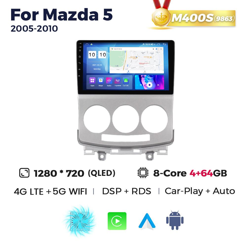 Navifly Android 2 Din Car Radio Multimedia Video Player For Mazda 5 Mazda5 2005-2010 Navigation GPS Head Unit Carplay WIFI DSP