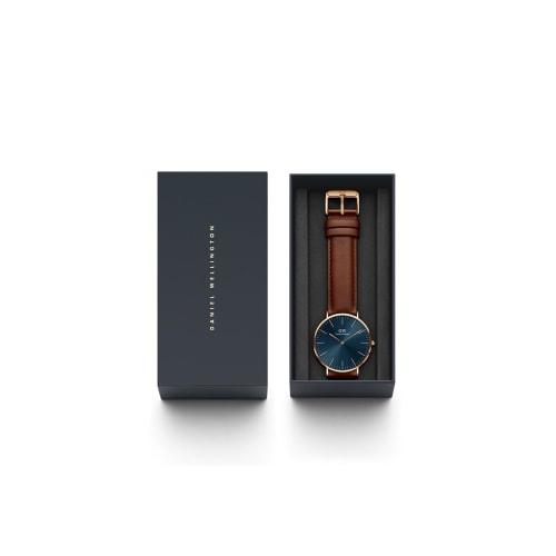 [Official Limited/2 Year Warranty/Genuine] Daniel Wellington DW Men's Watch Classic St Mawes Arctic 40mm Watch for Men Rose Gold Blue/Brown Luxury Wat