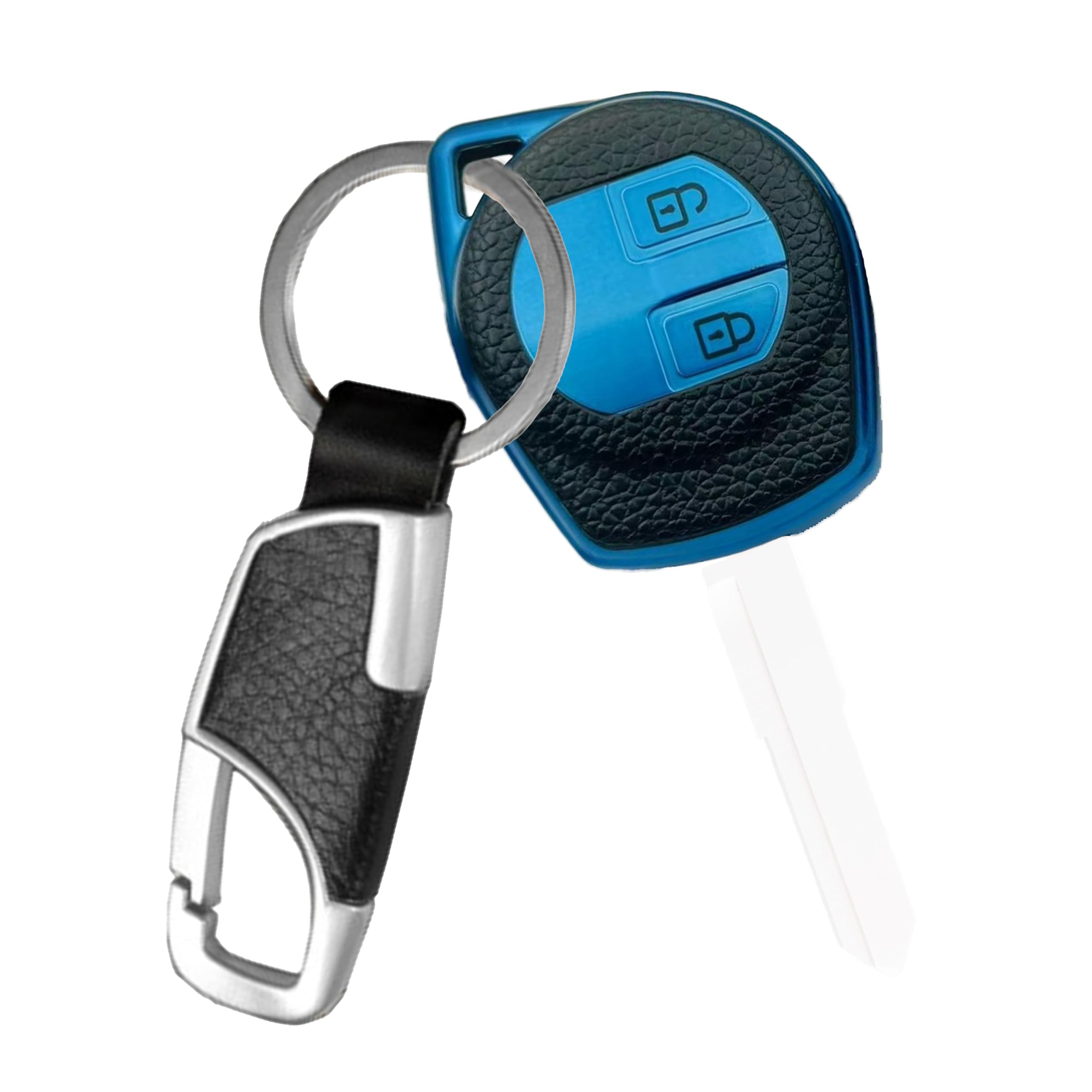 Key cover for Suzuki cars with key chain Leather-like TPU