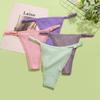Cotton Adjustable Waist Thong Women Low Waist G-String Panties Female Soft Breathable Lingerie Solid Underwear