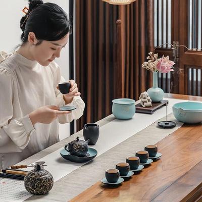 Wanqian Tang Gongfu Ceramic Tea Set - Huahao Yueyuan