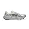 Li Ning Amortiguación Antideslizante Resistente a la Abrasión Rebote Caña Baja Zapatillas de Running de Montaña Unisex Gris Tiza ARNV023-4