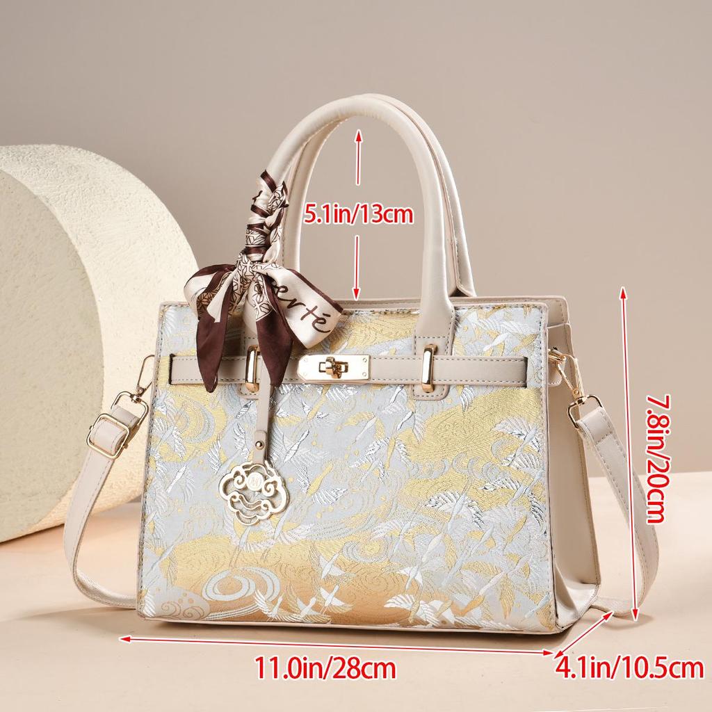 2026 Chinese Style Fashion Commuter Handbag