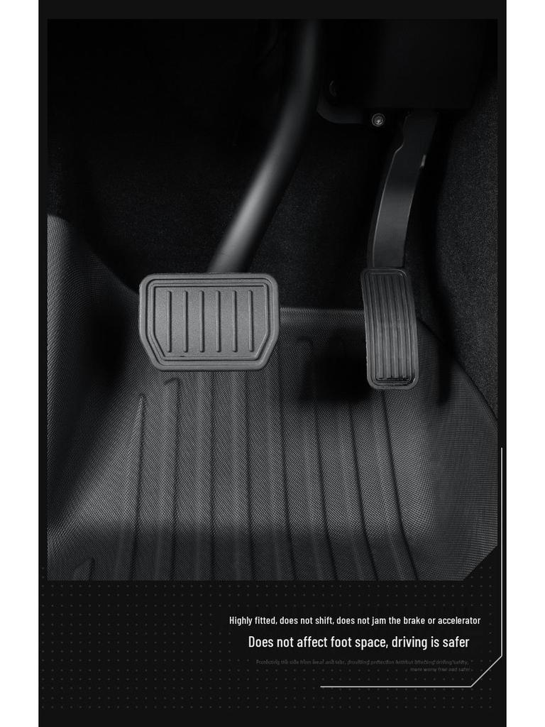 Tesla Model Y (2025) TPE Floor Mats - Specialized Fit for Refresh Headlight Model