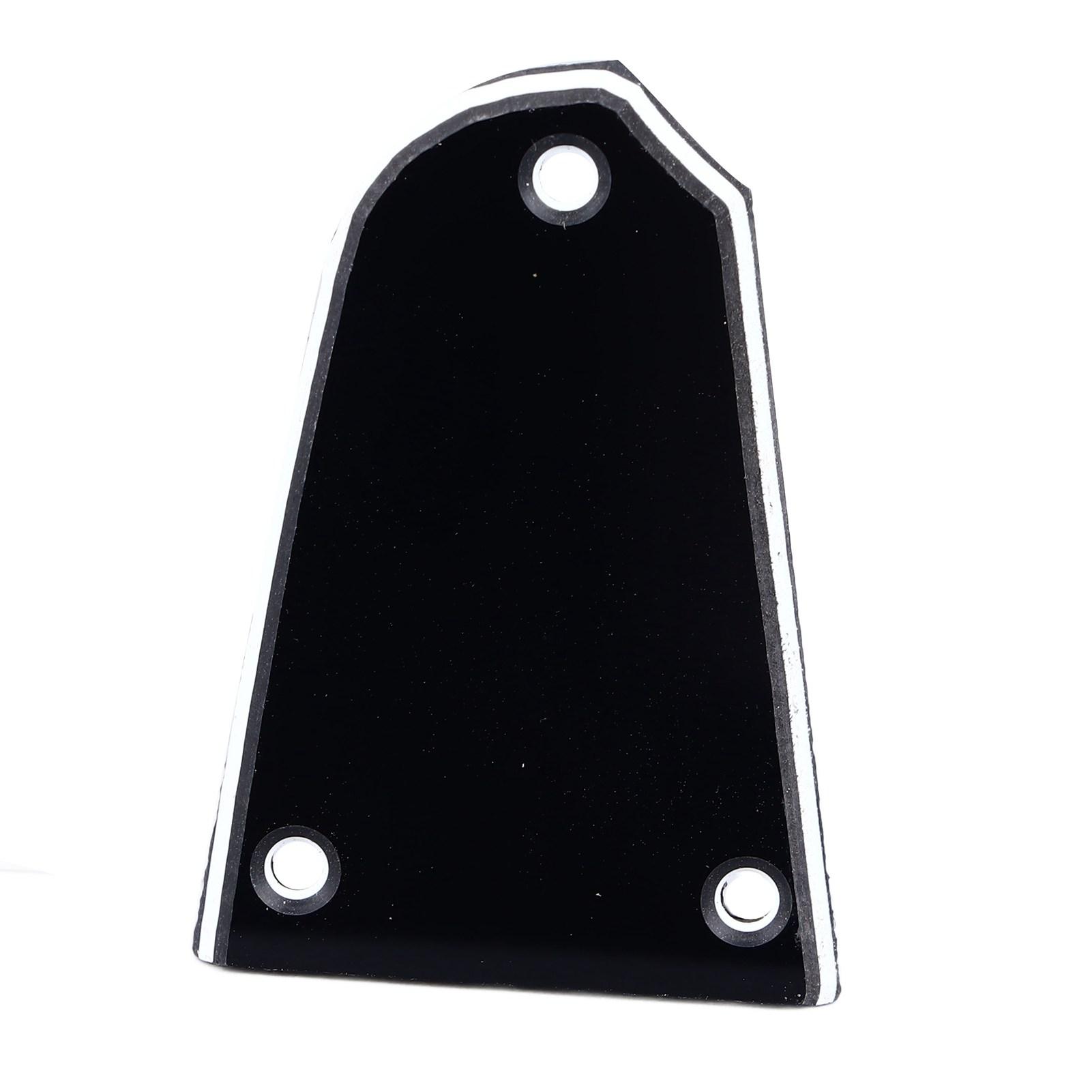 

Guitar Truss Rod Cover Plastic 3 Hole Electric Guitar Truss Rod Cover Plate for Practice GR47 Black