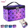 Koreanische Damen Wasserdichte 3D Laser Make-up & Toilettenartikel Handtasche