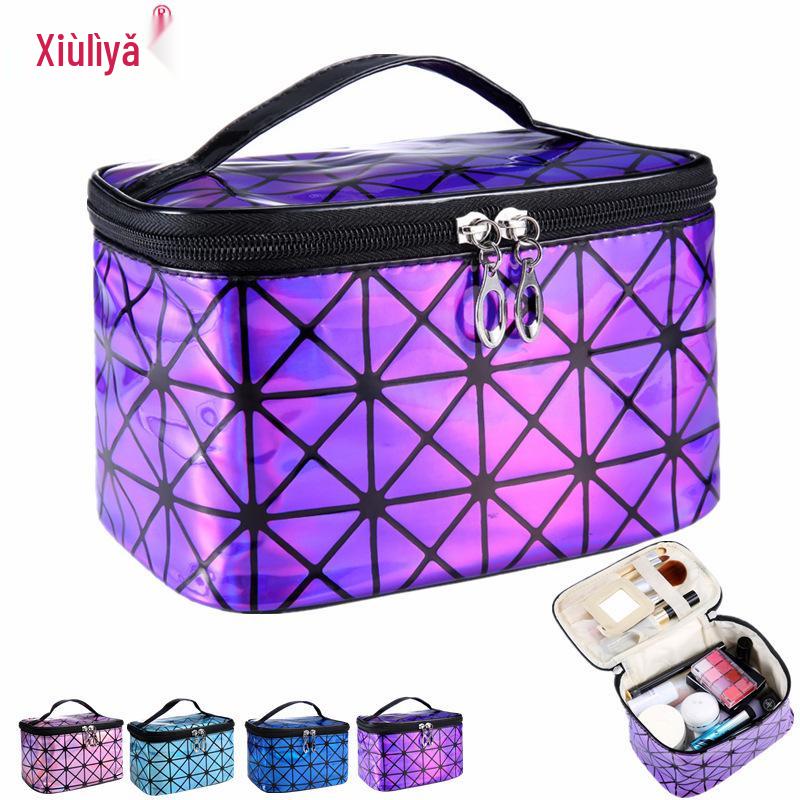 Korean Women's Waterproof 3D Laser Makeup & Toiletry Handbag