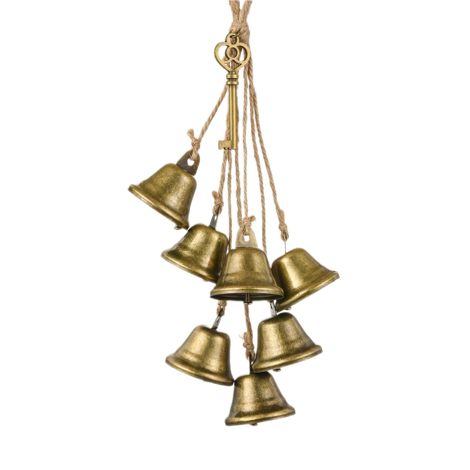 

Witch Bells Protection Wind Bell Decoration Rustic Witch Wind Chimes Stylish Door Knob Witch Bells Clear Negative Energy Witch