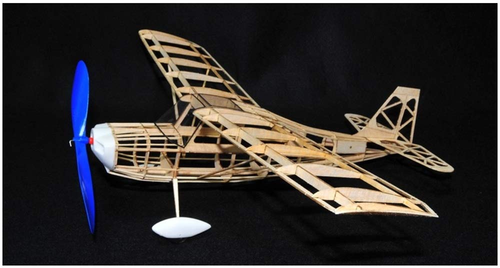 Studio Mido 1/22 Scale Balflyer Junior Series Decathlon Rubber Powered Model Airplane Kit BJ-001