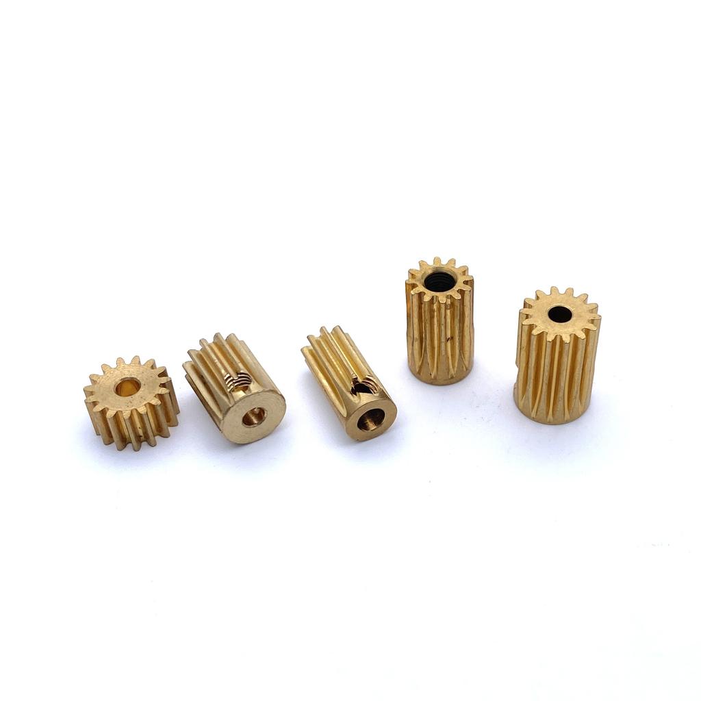 RC Model Metal Gear 0.5M 2.3mm 8T 9T 10T 12T 13T 14T 15T Height 5/10/12MM Cylindrical Spur Gear DIY Helicopter Motor
