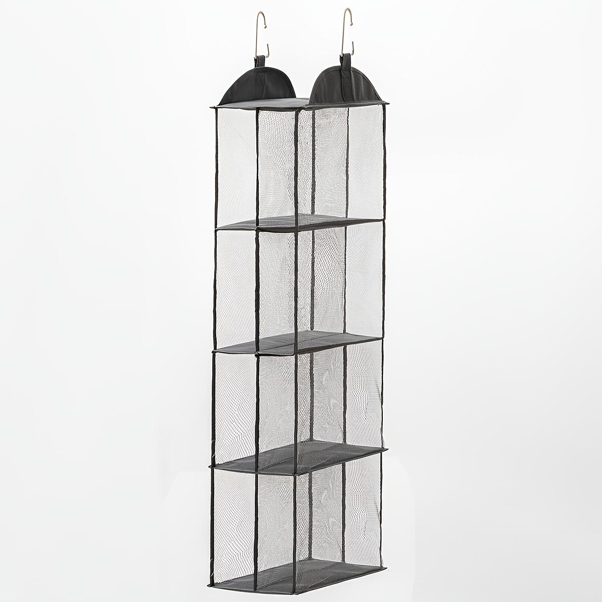 

Прочный полиэстеровый прозрачный органайзер для сумок со съемными отделениями, многослойная подвесная полка для хранения для гардероба, спальни и гостиной