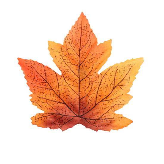 50 Stück künstliche lebensechte Ahornblätter für Hochzeit, Halloween, Party, Scrapbook-Dekor